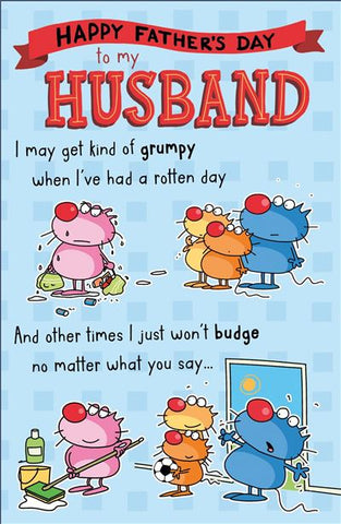 Husband Father’s Day card- mood changes