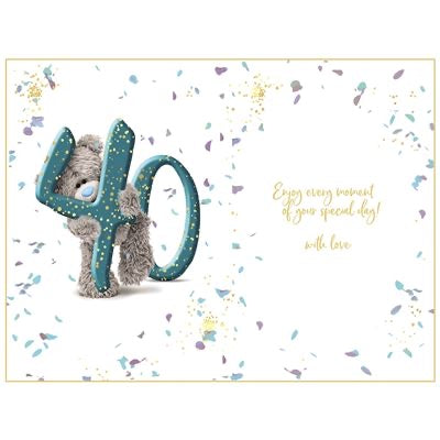 Me to you 40th birthday card