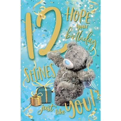Me to you age 12 birthday card