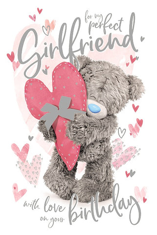 Me to you Girlfriend birthday card - 3D lenticular