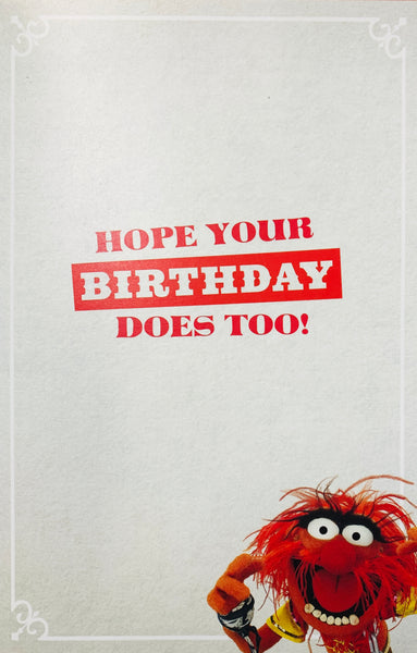 Uncle birthday card- Muppets