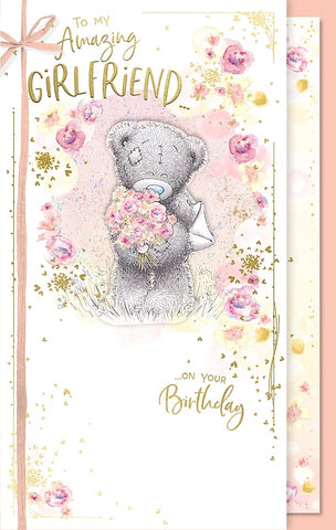 Me to you girlfriend birthday card - large card