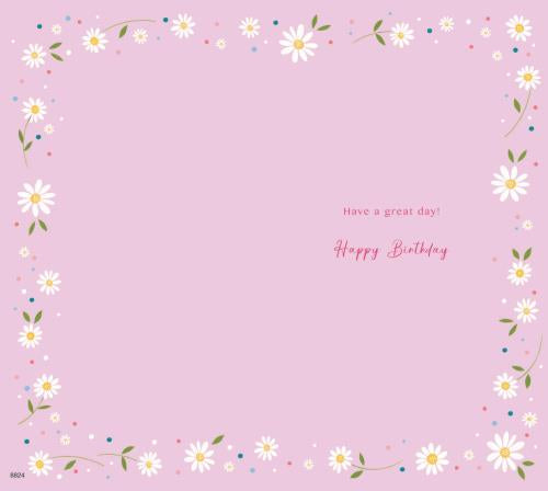 Cousin birthday card - beautiful flowers