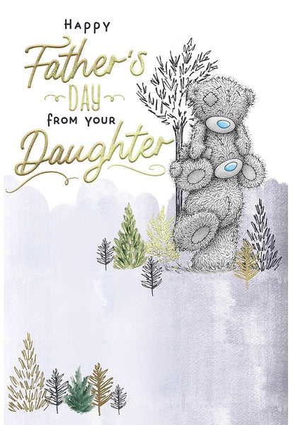 Dad Fathers Day card from your Daughter - me to you