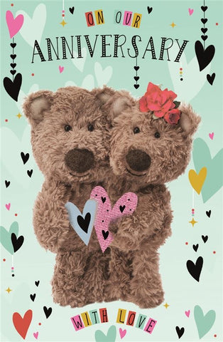 Our anniversary card - cute bears
