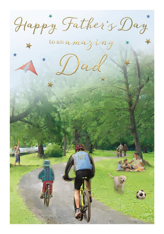 Dad Father’s Day card- cycling