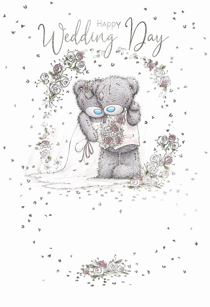 Me to you wedding day card- tatty teddy couple – Cards Through The