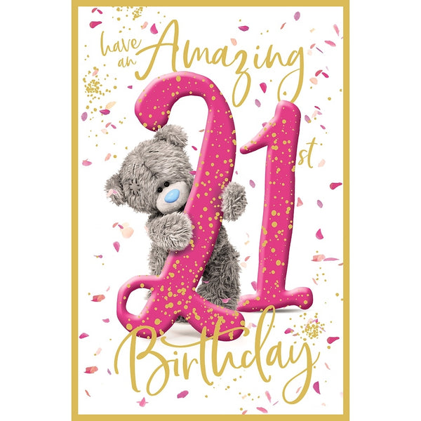 Me to you 21st birthday card