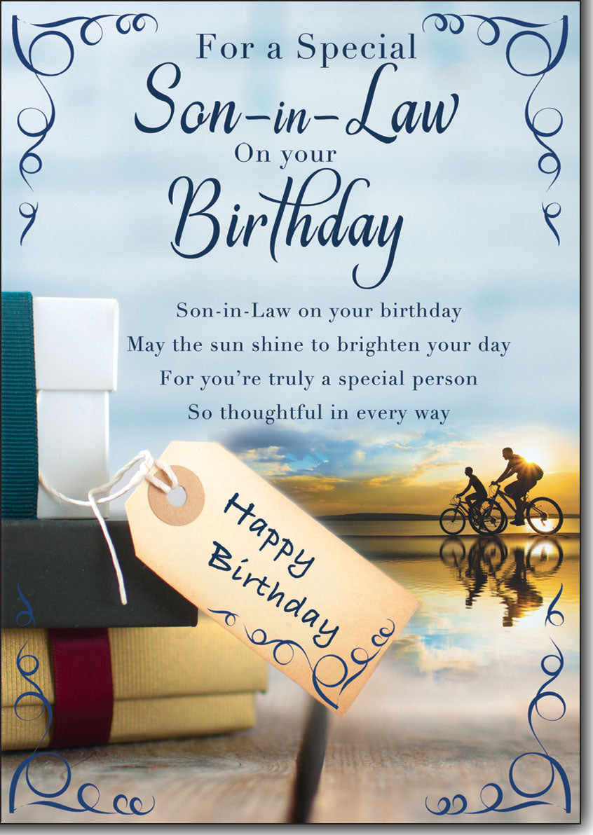 Birthday card Son-in-law – Cards Through The Post.com