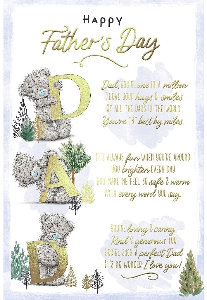 Dad Father’s Day card- Me to you