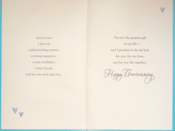 Our anniversary card - you and me forever