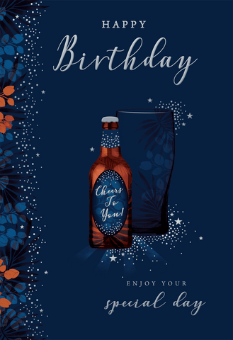 General birthday card- birthday beer