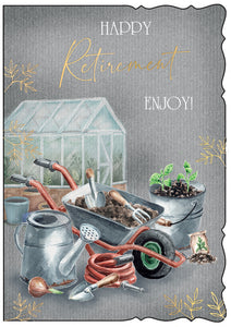 Retirement card- time to garden