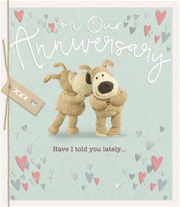 Our anniversary card- Boofle