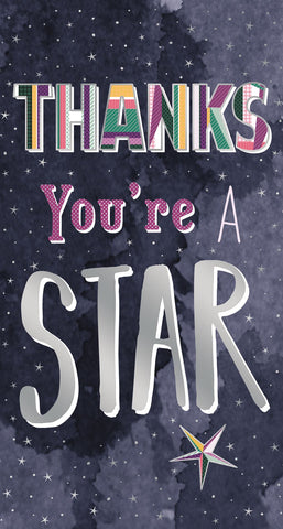 Thank you card - you’re a star