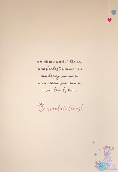Parents to be congratulations card