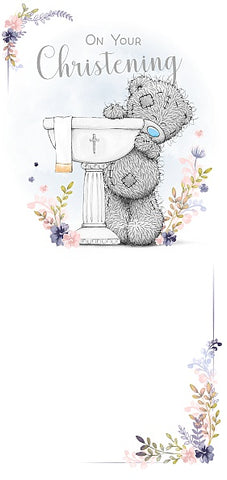 Christening card - me to you bear