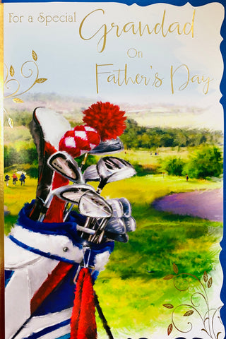 Grandad Father’s Day card golf
