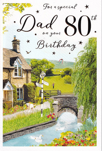 Dad 80th birthday card