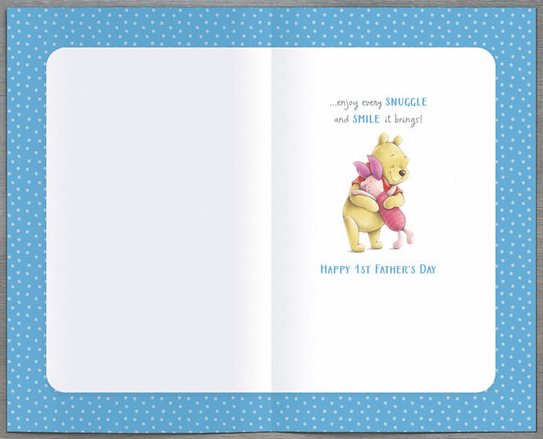 Winnie the Pooh Daddy’s first Father’s Day card