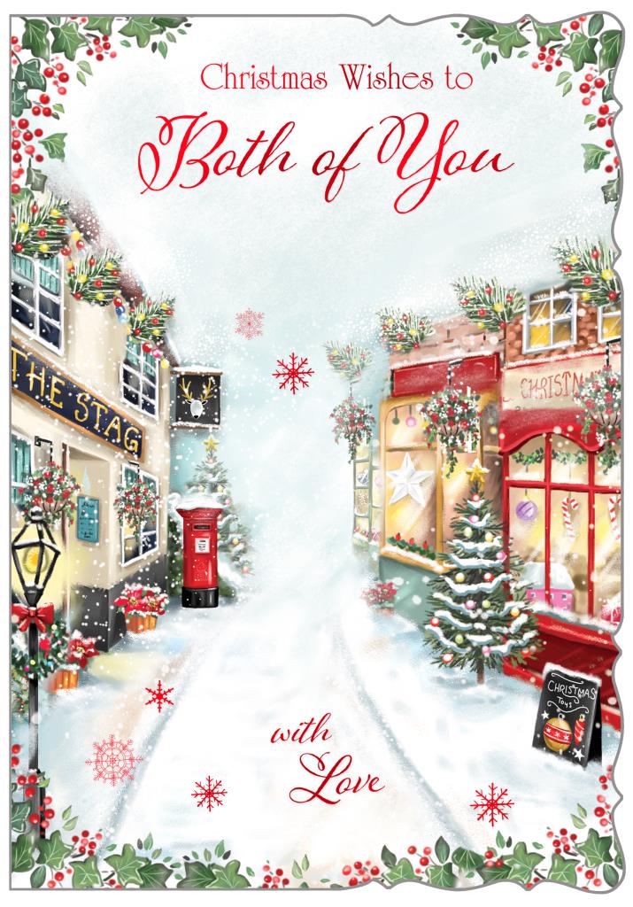 To both of you Christmas card- Christmas shopping