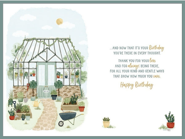 Dad birthday card - gardening
