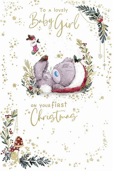 Me to you - Baby girl’s first Christmas card