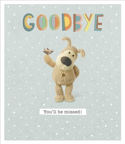Goodbye card- Boofle