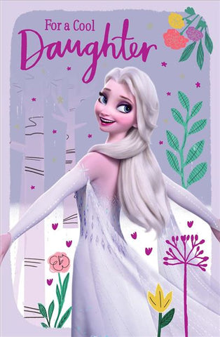 Daughter birthday card- Disney Frozen