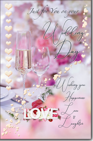 Your wedding day card- large card