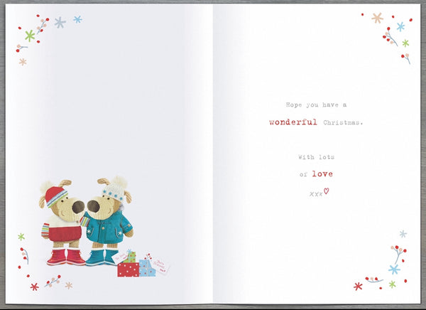 Partner Christmas card- Boofle