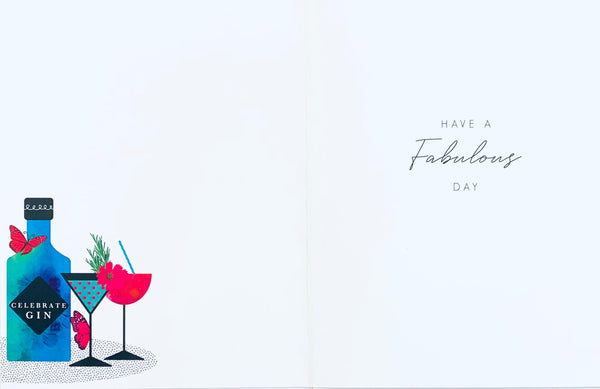 Niece birthday card- birthday cocktails