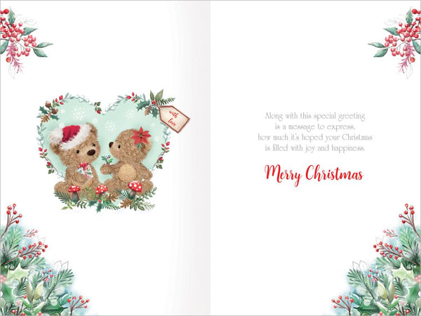To both of you Christmas card - cute bears