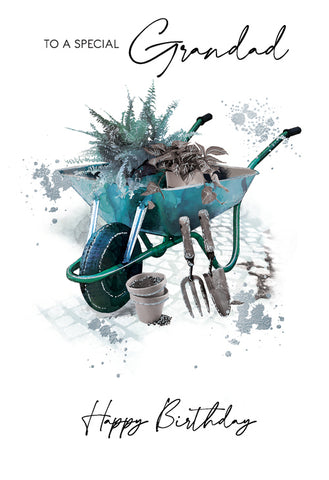 Grandad birthday card- gardening