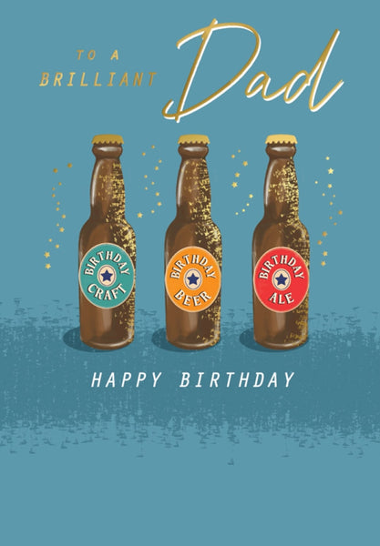 Dad birthday card- birthday beers