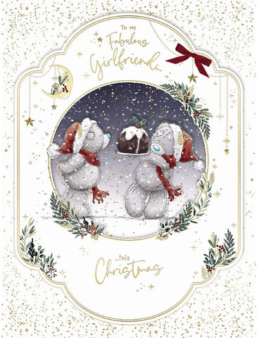 Me to you - Girlfriend Christmas card- large boxed card