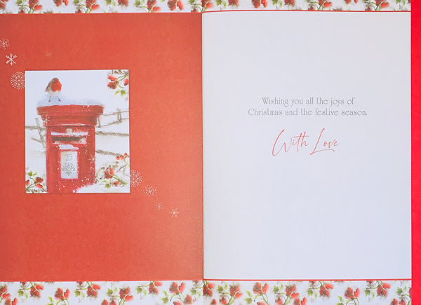 Brother-in-law Christmas card - winter post box
