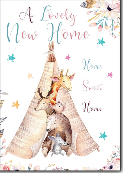 New home card - caring words