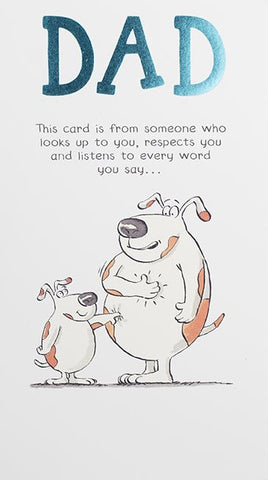 Dad birthday card- Funny card