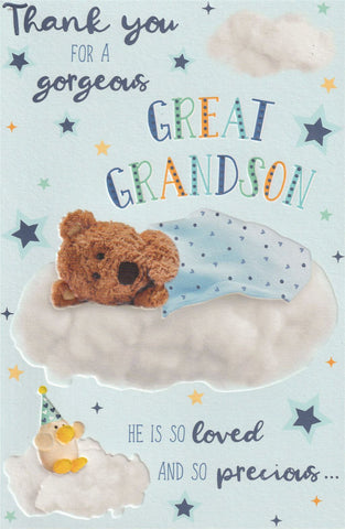 Thank you for baby grandson card