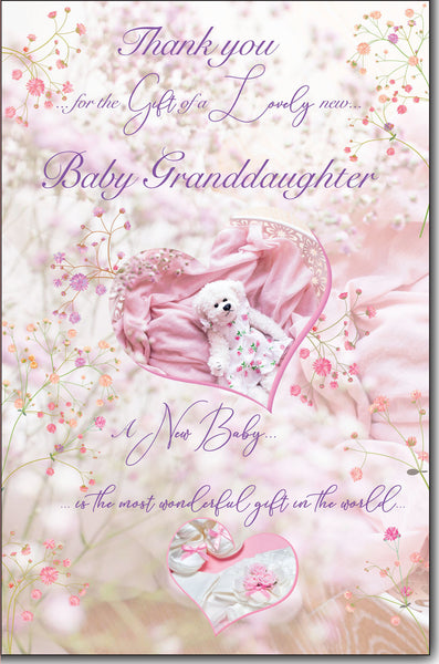 Thank you for our new Granddaughter card