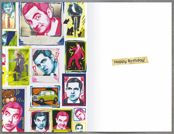Grandad birthday card - funny Mr Bean