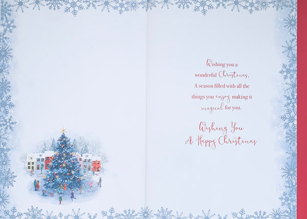 Daughter and Son in law Christmas card -Christmas tree