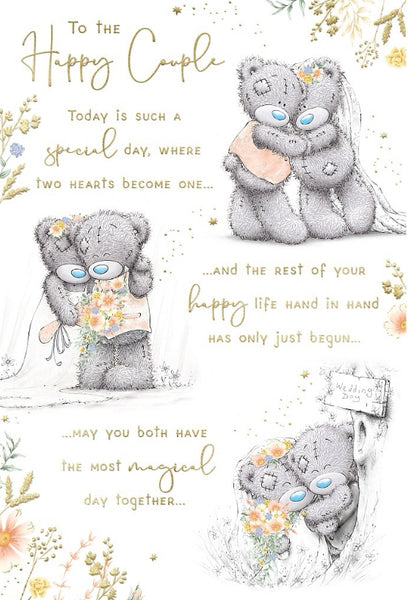 Me to you wedding day card