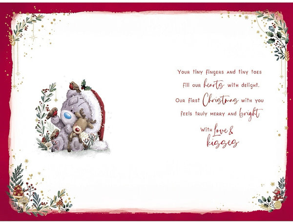 Me to you - Grandson first Christmas card