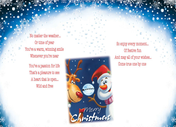 Great Grandson Christmas card - cute Santa