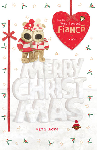 Fiancé Christmas card - Boofle