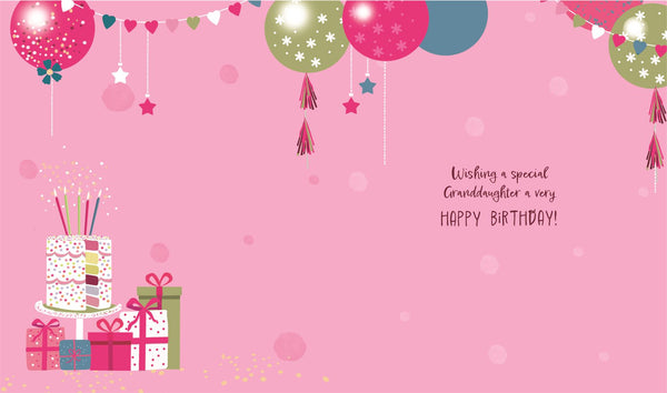 Granddaughter birthday card - cute part dear