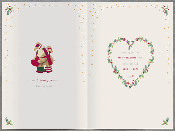 Fiancée Christmas card - Boofle