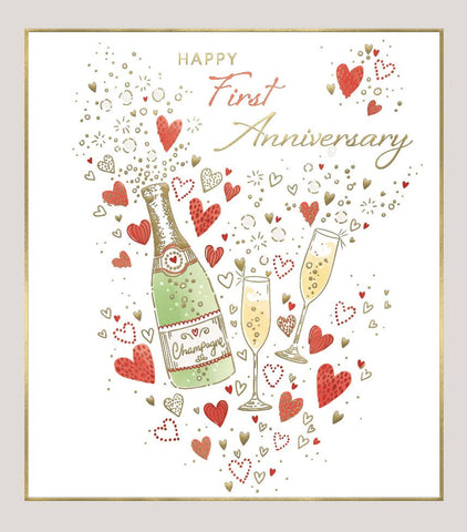 Your first anniversary card